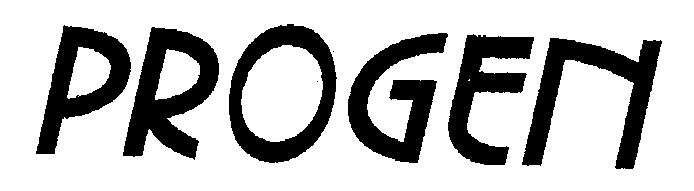 Trademark Logo PROGEN