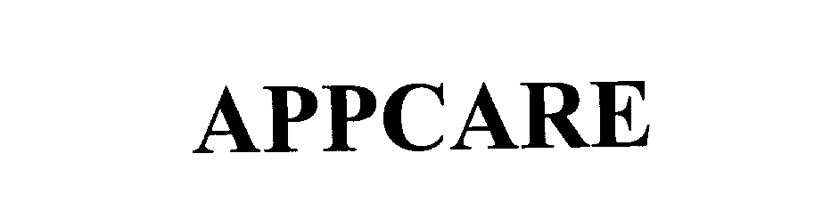 Trademark Logo APPCARE