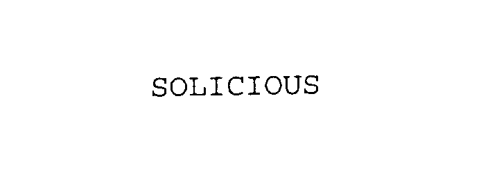Trademark Logo SOULICIOUS