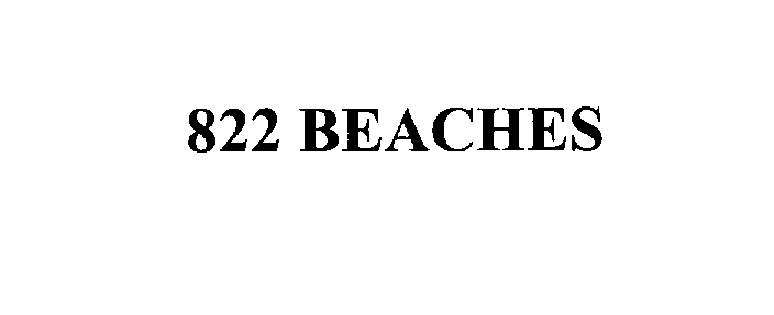  822 BEACHES