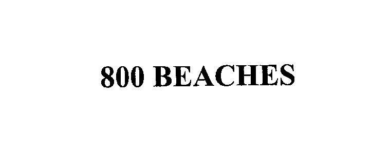 800 BEACHES