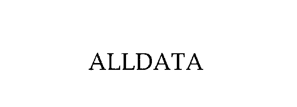 Trademark Logo ALLDATA