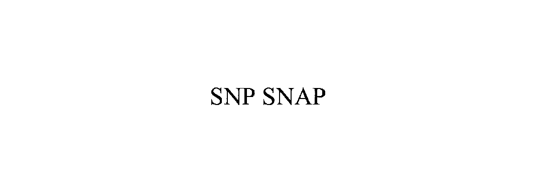  SNP SNAP