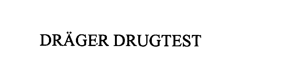  DRAGER DRUGTEST