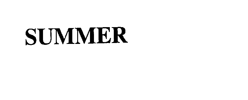 Trademark Logo SUMMER