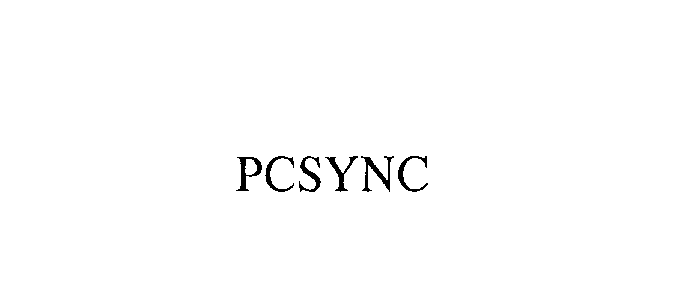 Trademark Logo PCSYNC