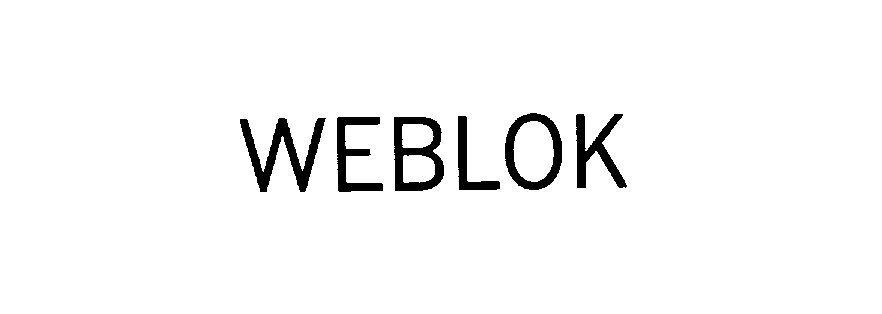 Trademark Logo WEBLOK