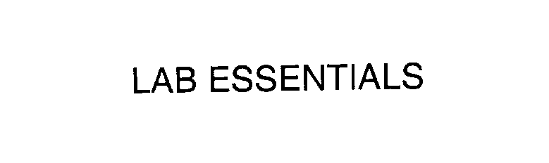Trademark Logo LAB ESSENTIALS