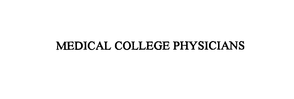  MEDICAL COLLEGE PHYSICIANS