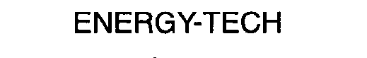 Trademark Logo ENERGY-TECH