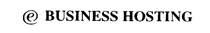 Trademark Logo E BUSINESS HOSTING