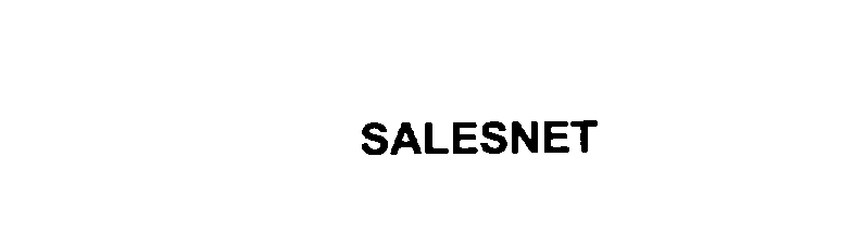 Trademark Logo SALESNET