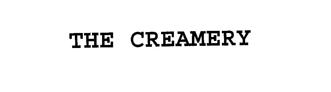 Trademark Logo THE CREAMERY