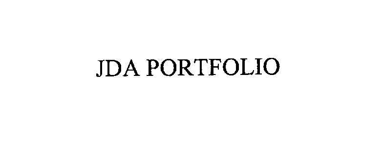 Trademark Logo JDA PORTFOLIO