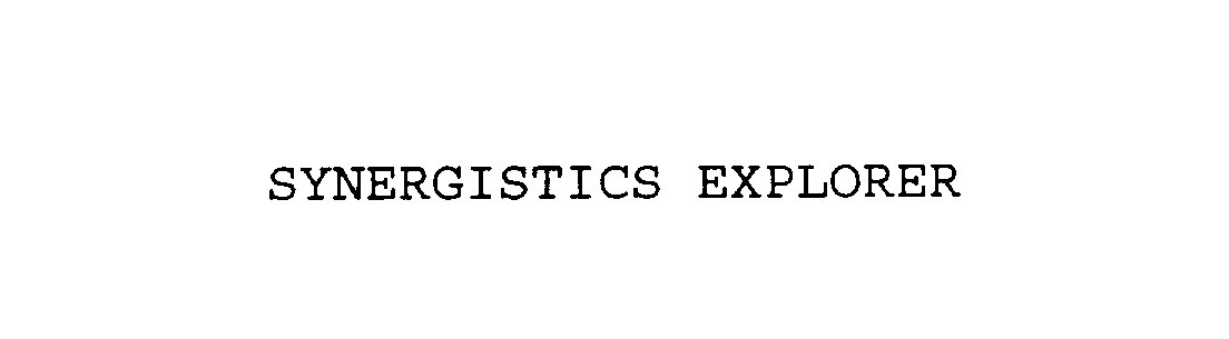  SYNERGISTICS EXPLORER