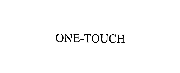 Trademark Logo ONE-TOUCH