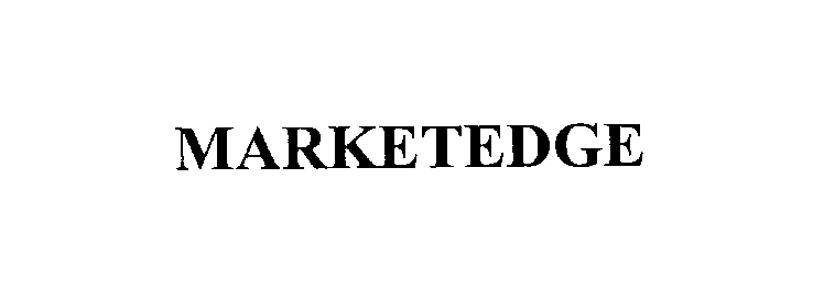 Trademark Logo MARKETEDGE