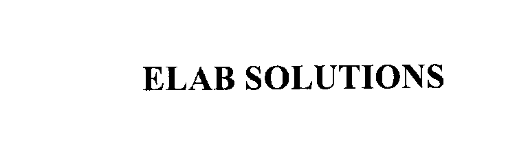  ELAB SOLUTIONS