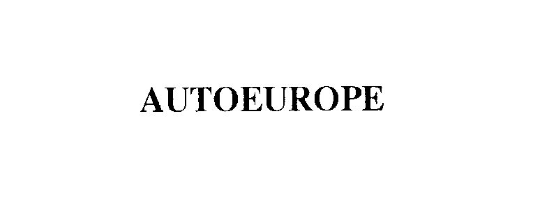 Trademark Logo AUTOEUROPE