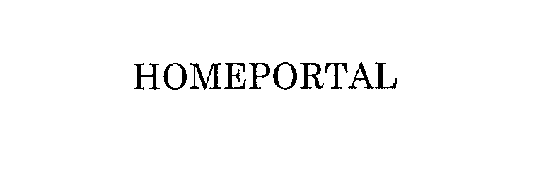 Trademark Logo HOMEPORTAL
