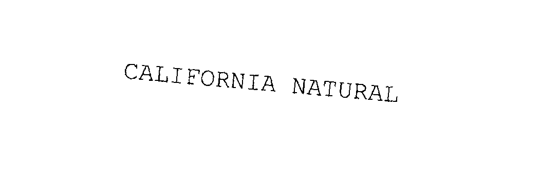 CALIFORNIA NATURAL
