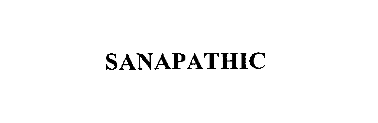 Trademark Logo SANAPATHIC