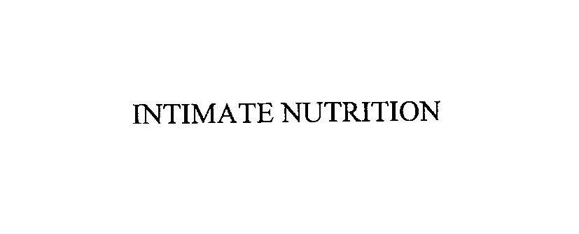  INTIMATE NUTRITION