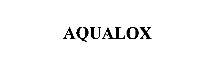 Trademark Logo AQUALOX