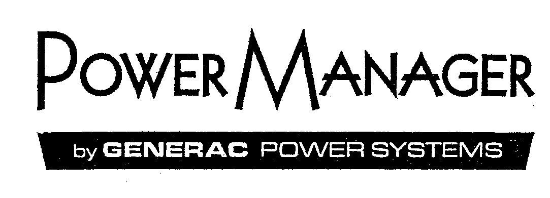  POWER MANAGER BY GENERAC POWER SYSTEMS