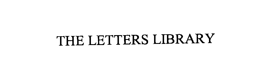  THE LETTERS LIBRARY