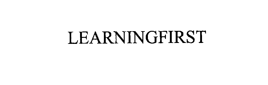Trademark Logo LEARNINGFIRST