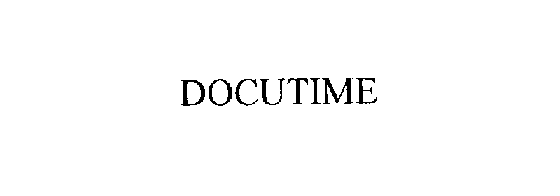 Trademark Logo DOCUTIME