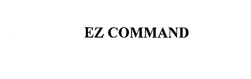 Trademark Logo EZ COMMAND