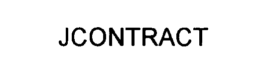 Trademark Logo JCONTRACT
