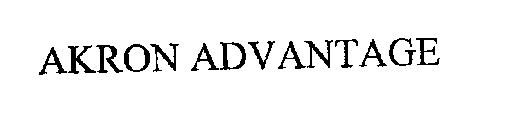 Trademark Logo AKRON ADVANTAGE