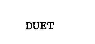 Trademark Logo DUET