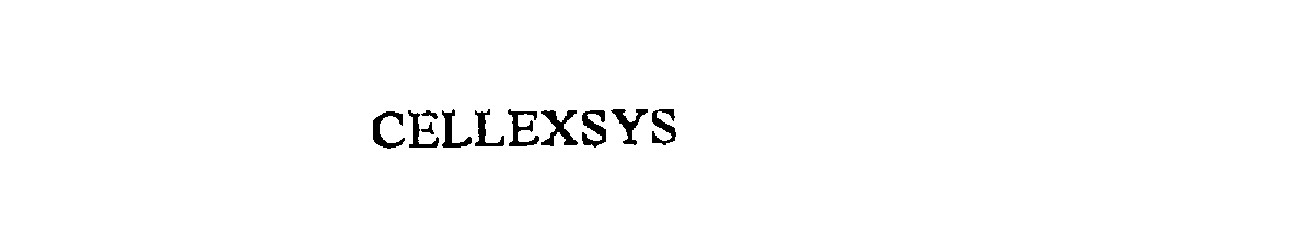 Trademark Logo CELLEXSYS