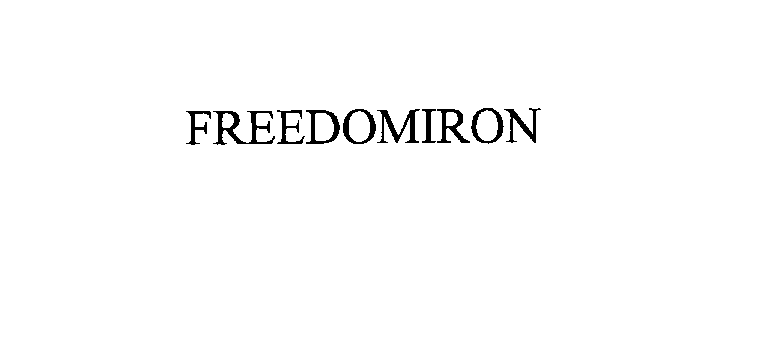 Trademark Logo FREEDOMIRON