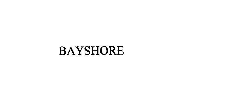 Trademark Logo BAYSHORE