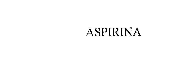  ASPIRINA