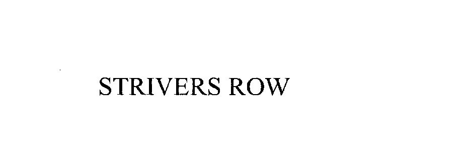  STRIVERS ROW