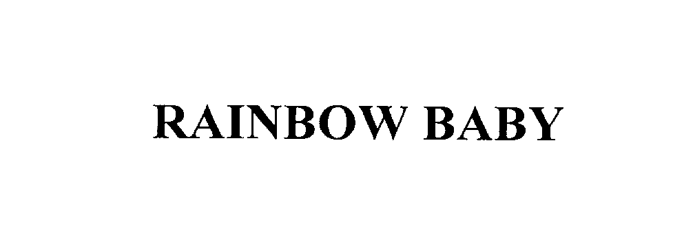 Trademark Logo RAINBOW BABY