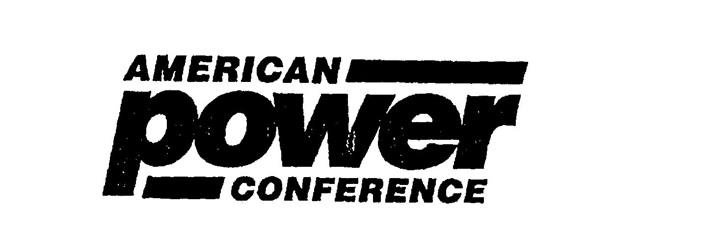  AMERICAN POWER CONFERENCE