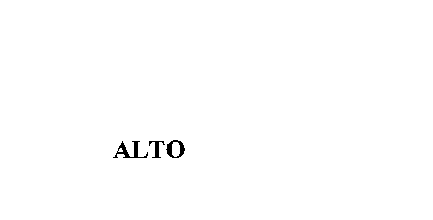 Trademark Logo ALTO