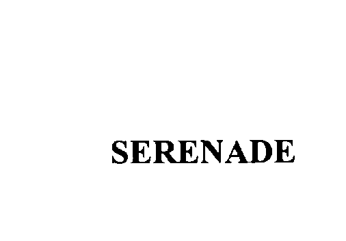 Trademark Logo SERENADE