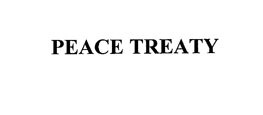  PEACE TREATY