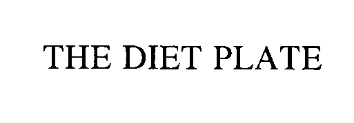 Trademark Logo THE DIET PLATE