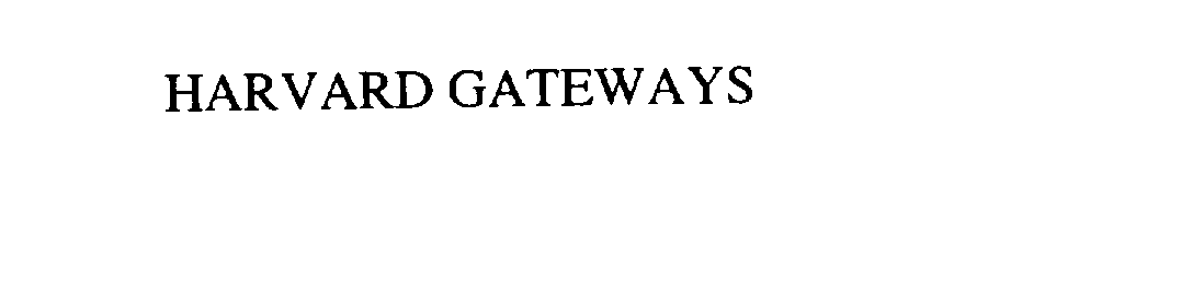  HARVARD GATEWAYS