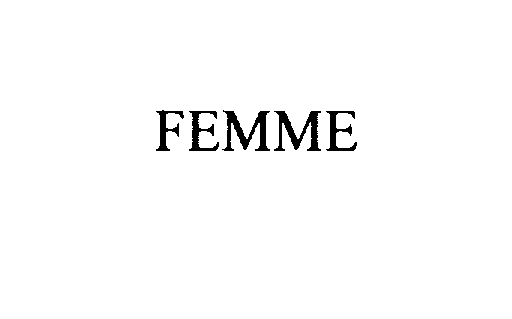 Trademark Logo FEMME