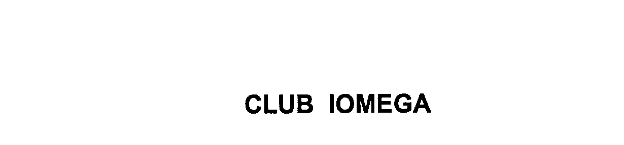  CLUB IOMEGA